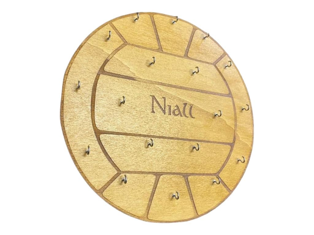 football medal holder rack - boys medal rack - girls medal rack - gaa
