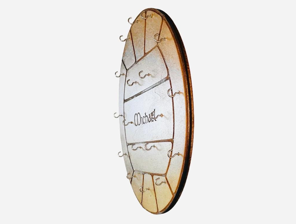 football medal holder rack - boys medal rack - girls medal rack - gaa