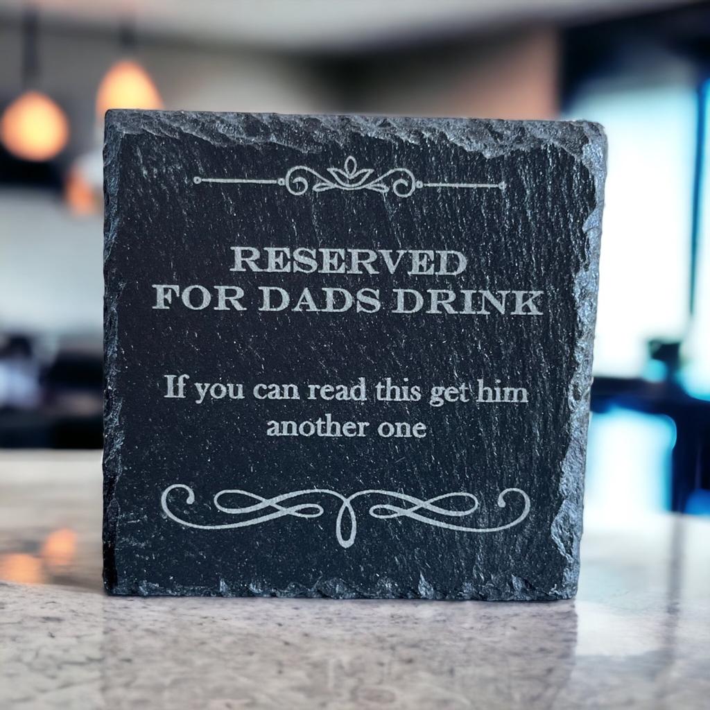 Father’s day coaster