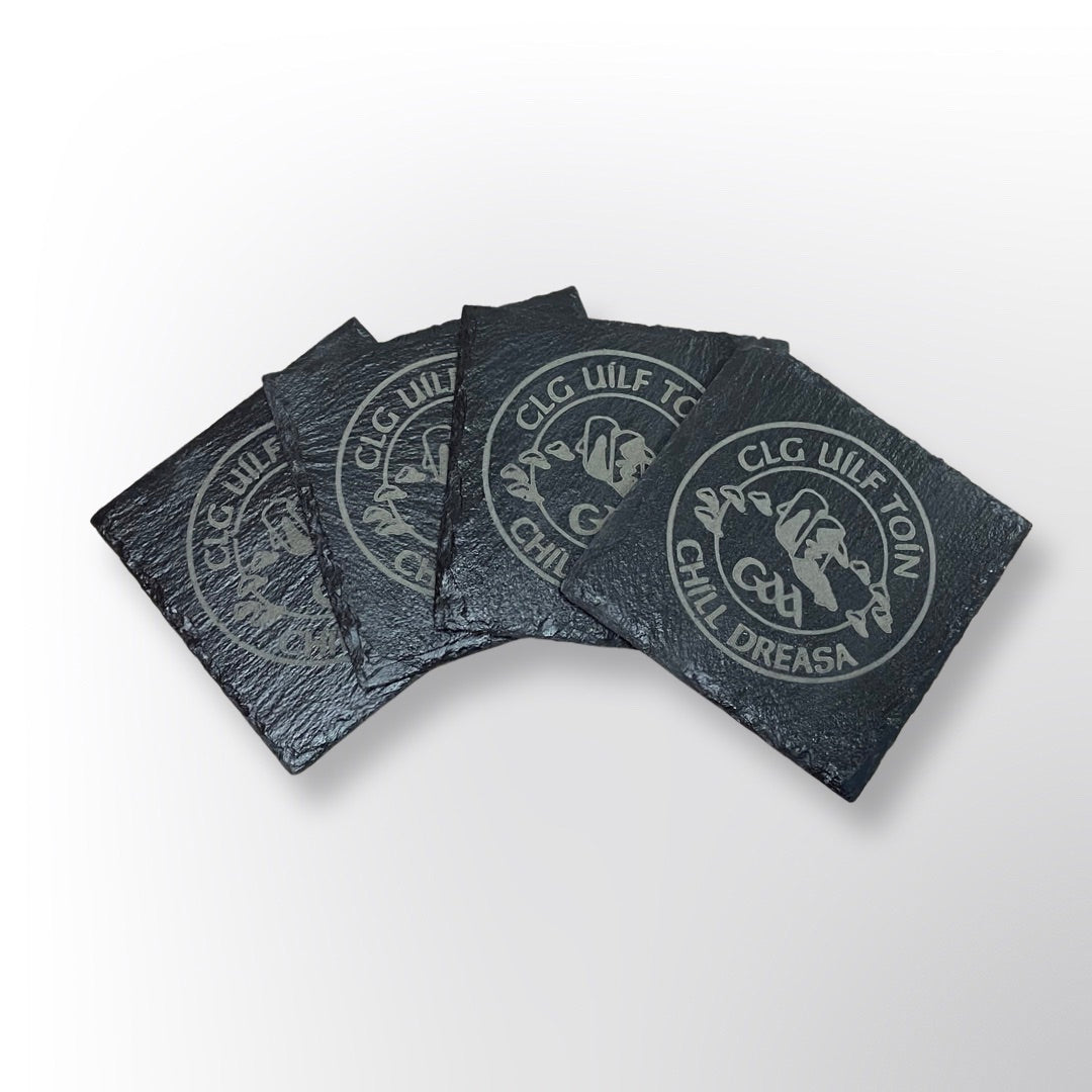 4 x GAA Slate Coasters