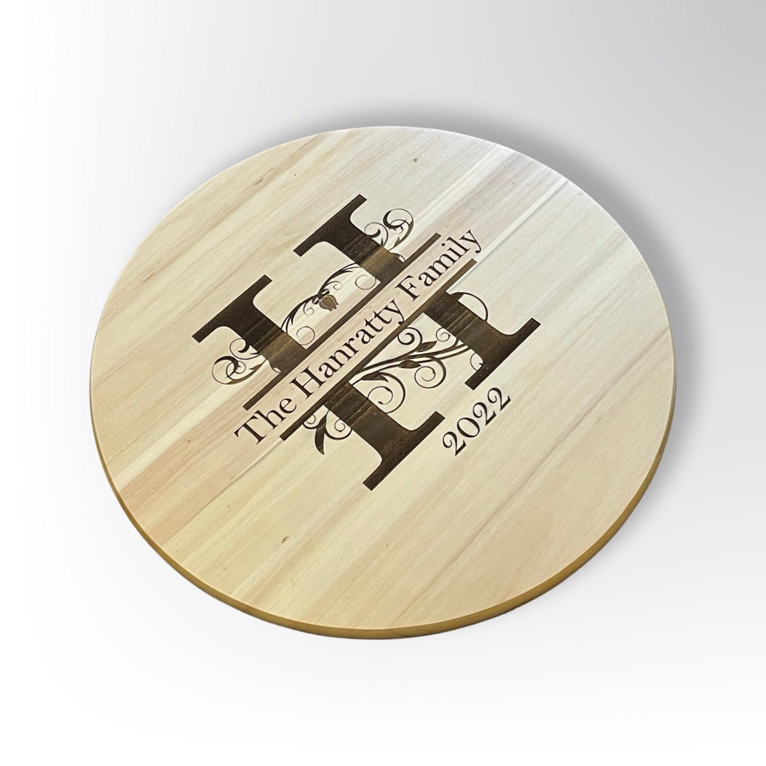 Personalise Lazy Susan serving board