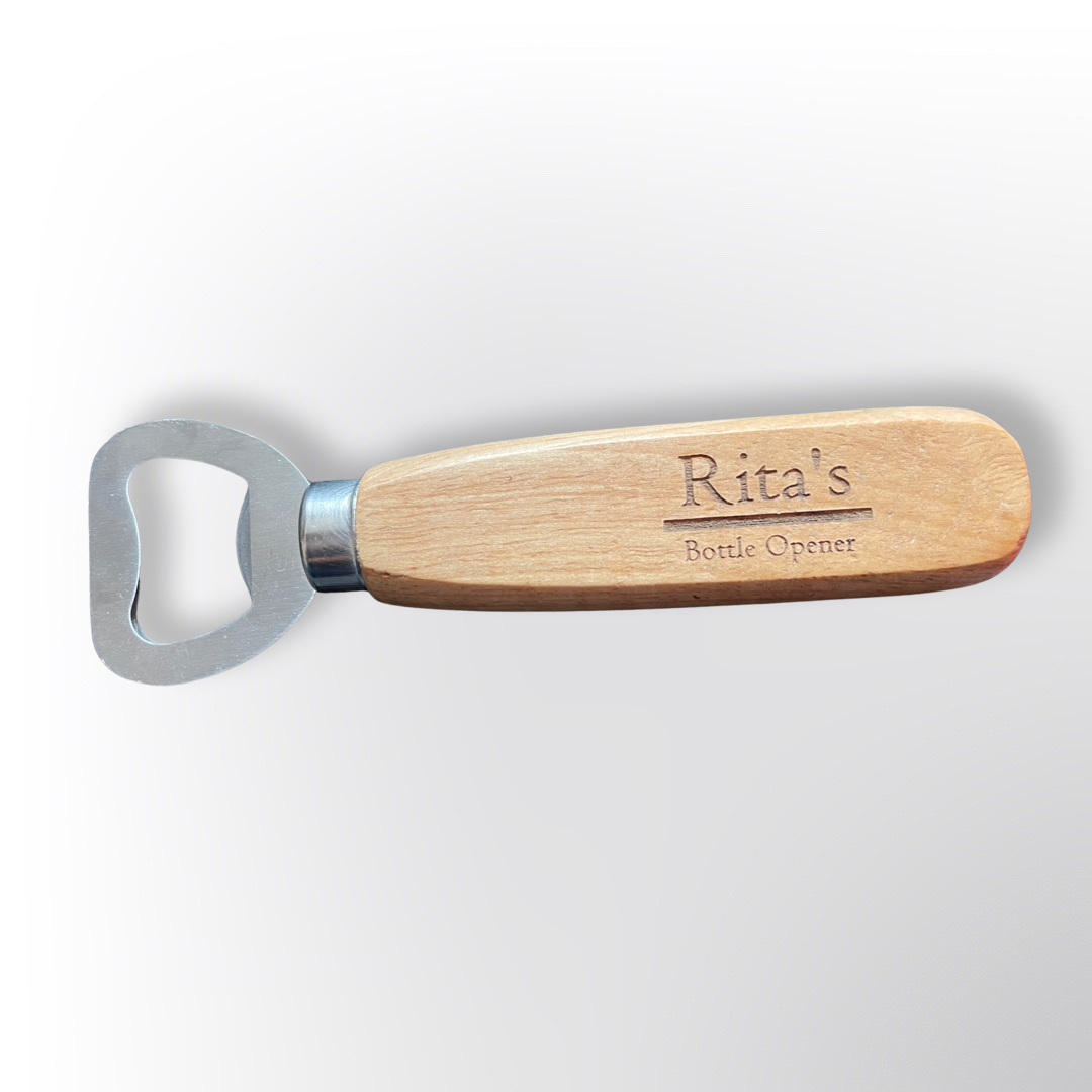 Personalised wooden Bottle opener