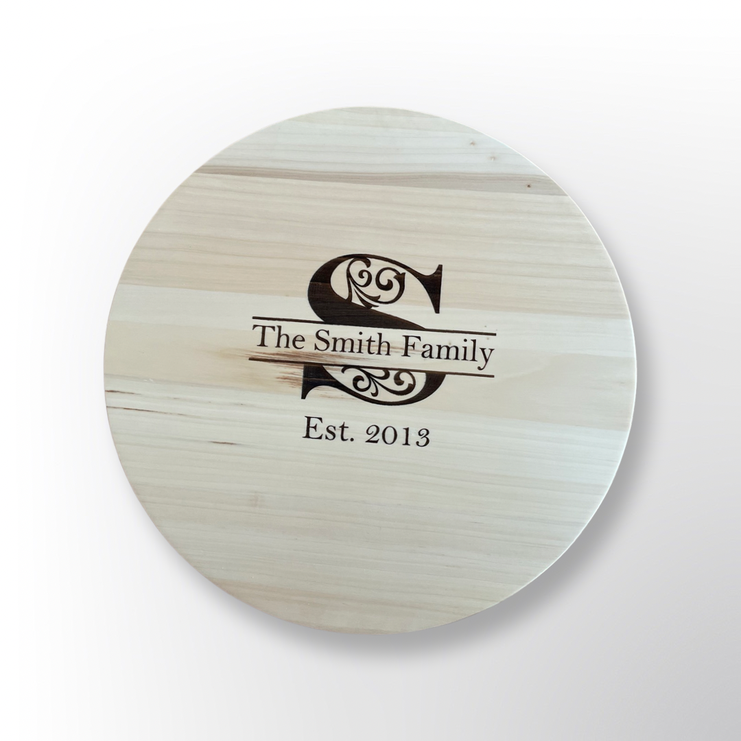 Personalise Lazy Susan serving board