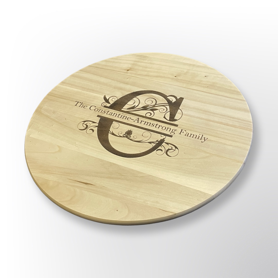 Personalise Lazy Susan serving board