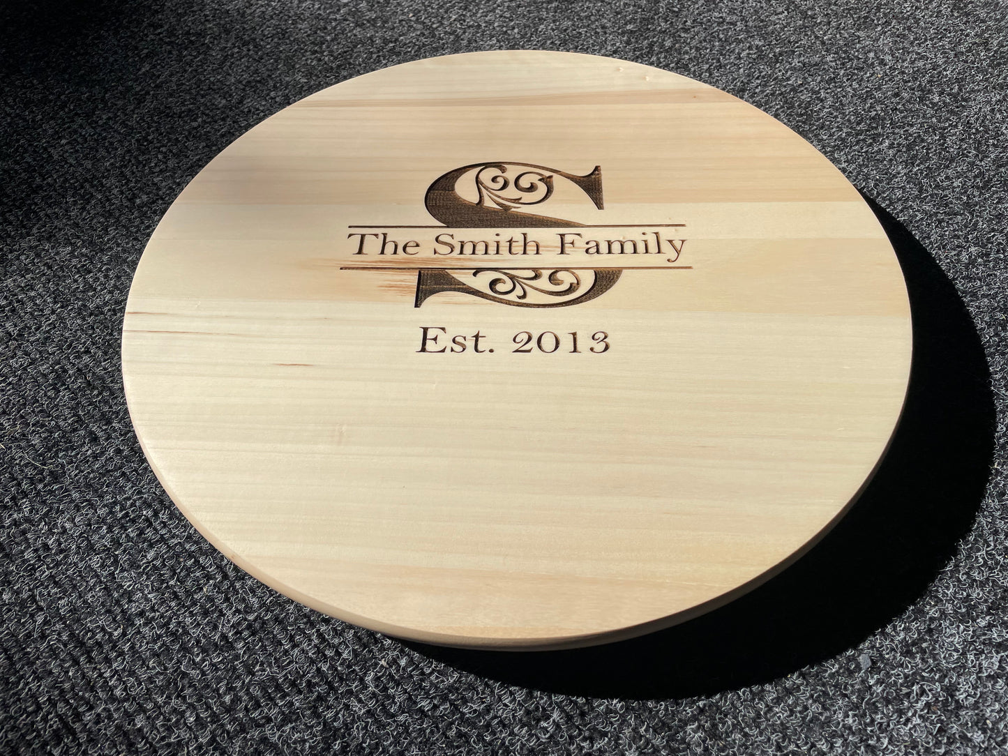 Personalise Lazy Susan serving board