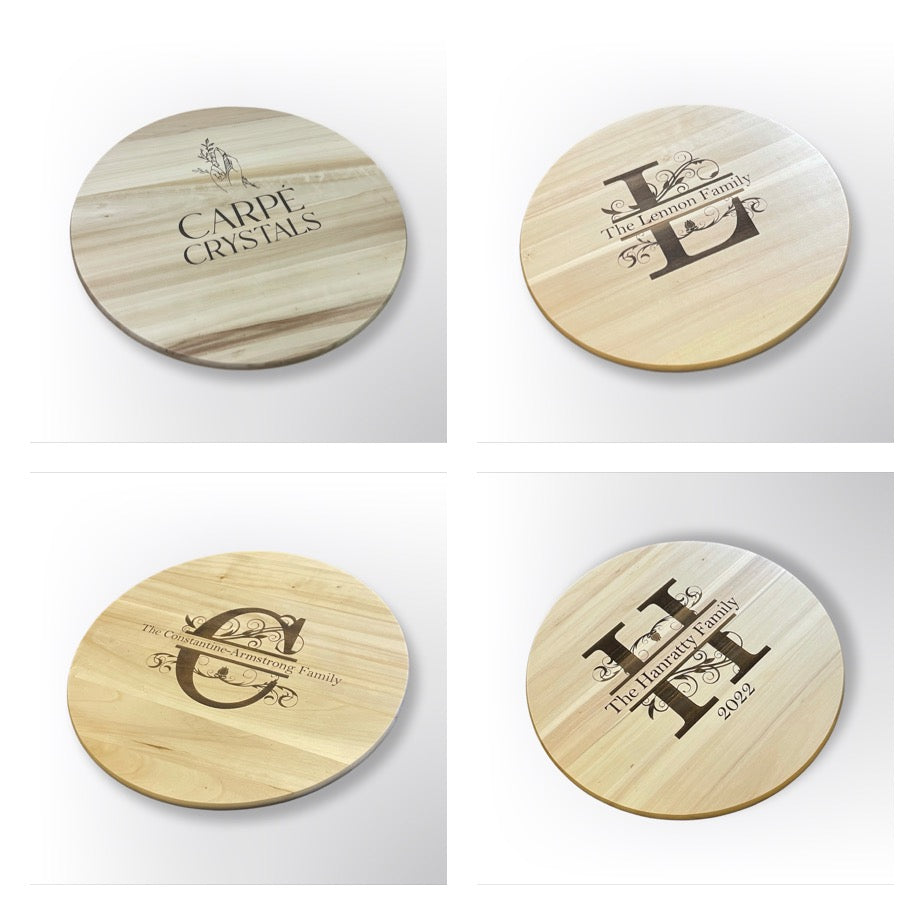 Personalise Lazy Susan serving board