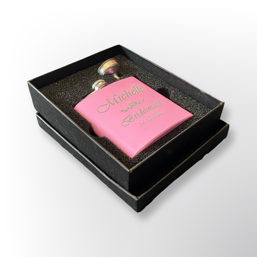 Pink Hip Flask
