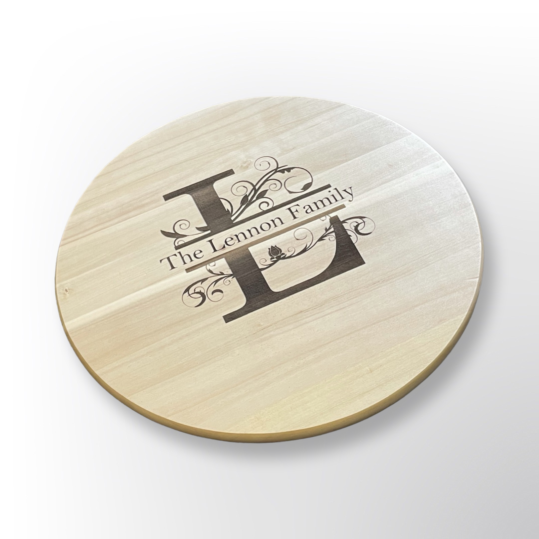 Personalise Lazy Susan serving board