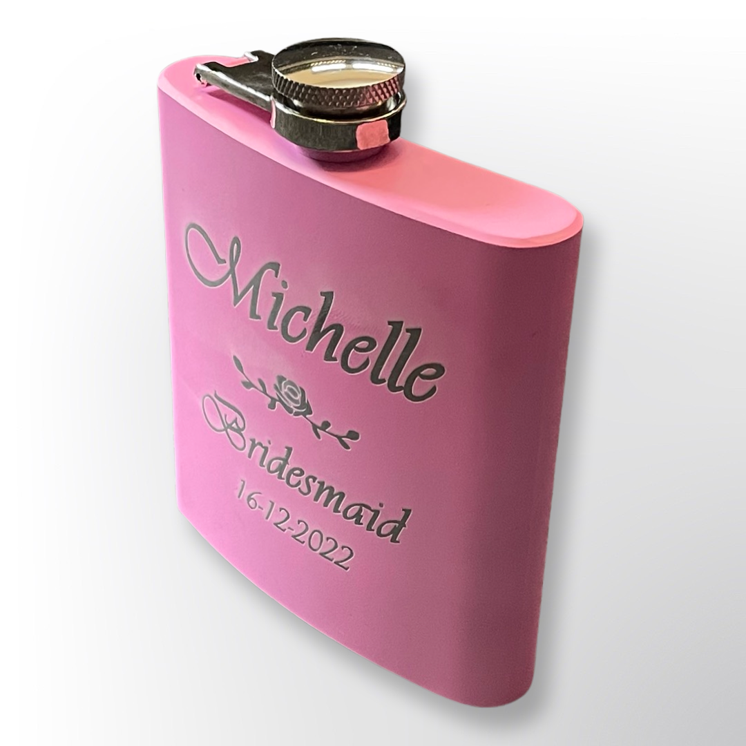 Pink Hip Flask