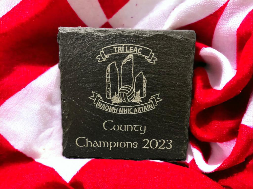 1 X GAA Slate Coaster