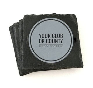 4 x GAA Slate Coasters