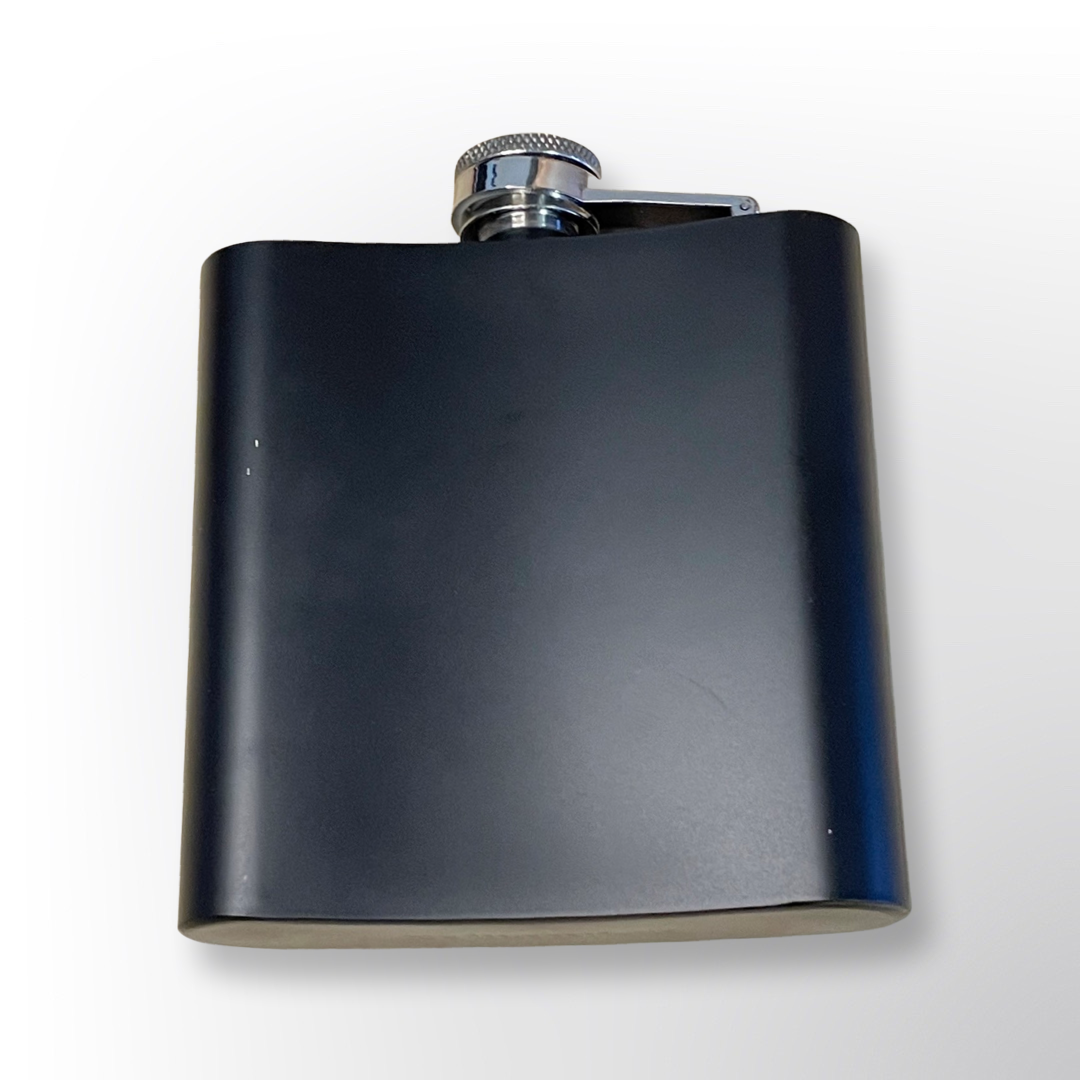 Black Hip Flask