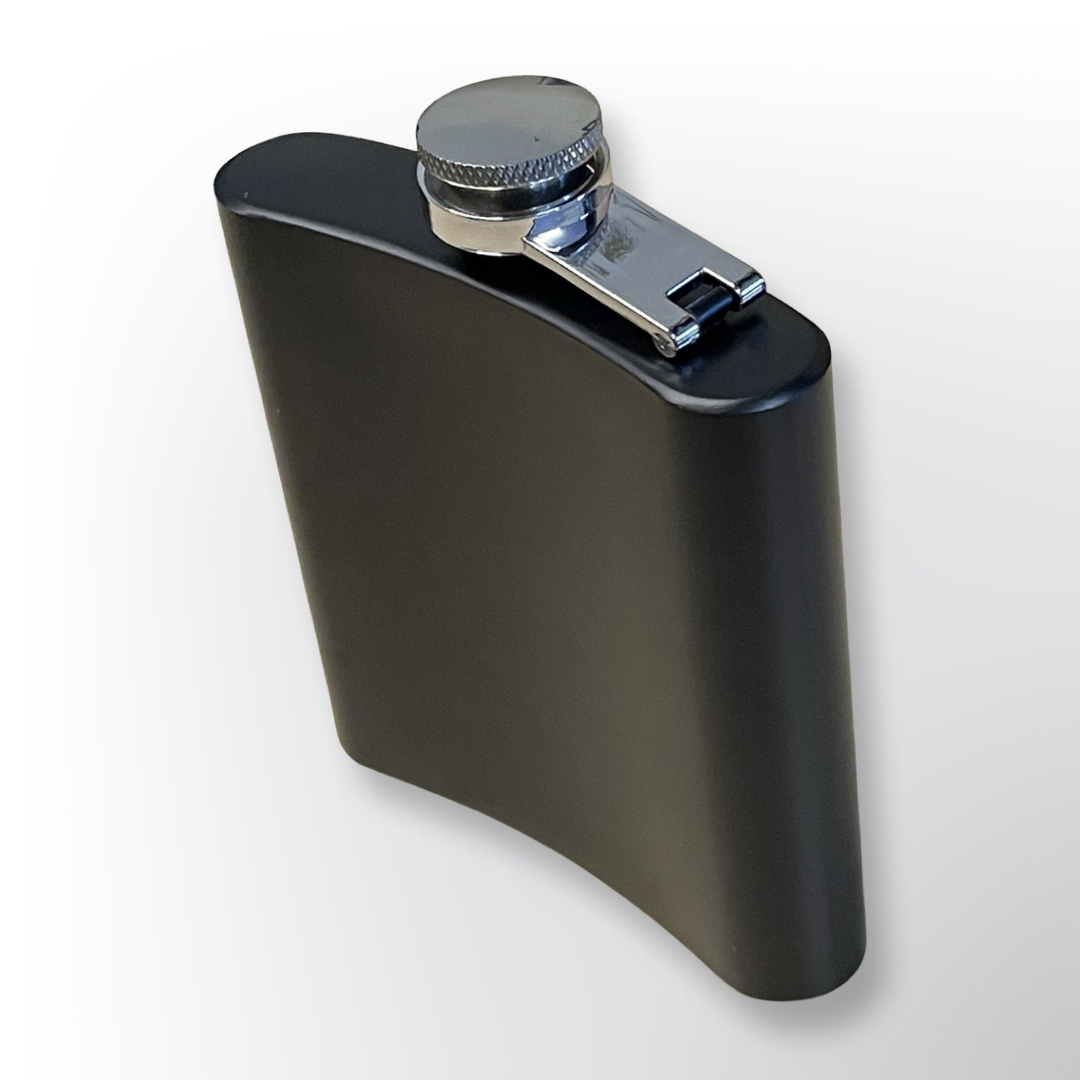 Black Hip Flask