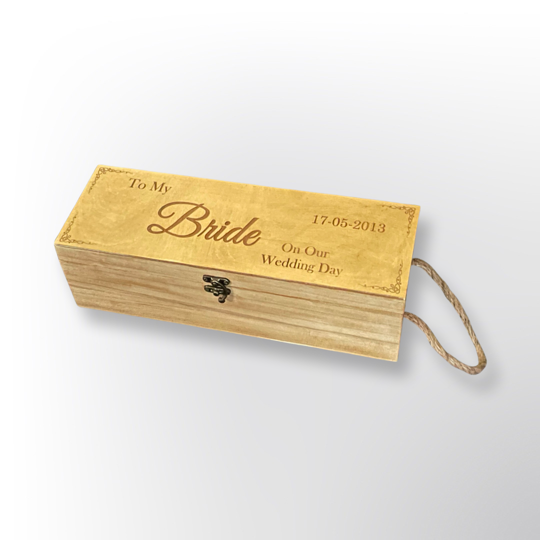 Champagne box personalised